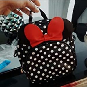 Minnie themed convertible purse backpack purse.